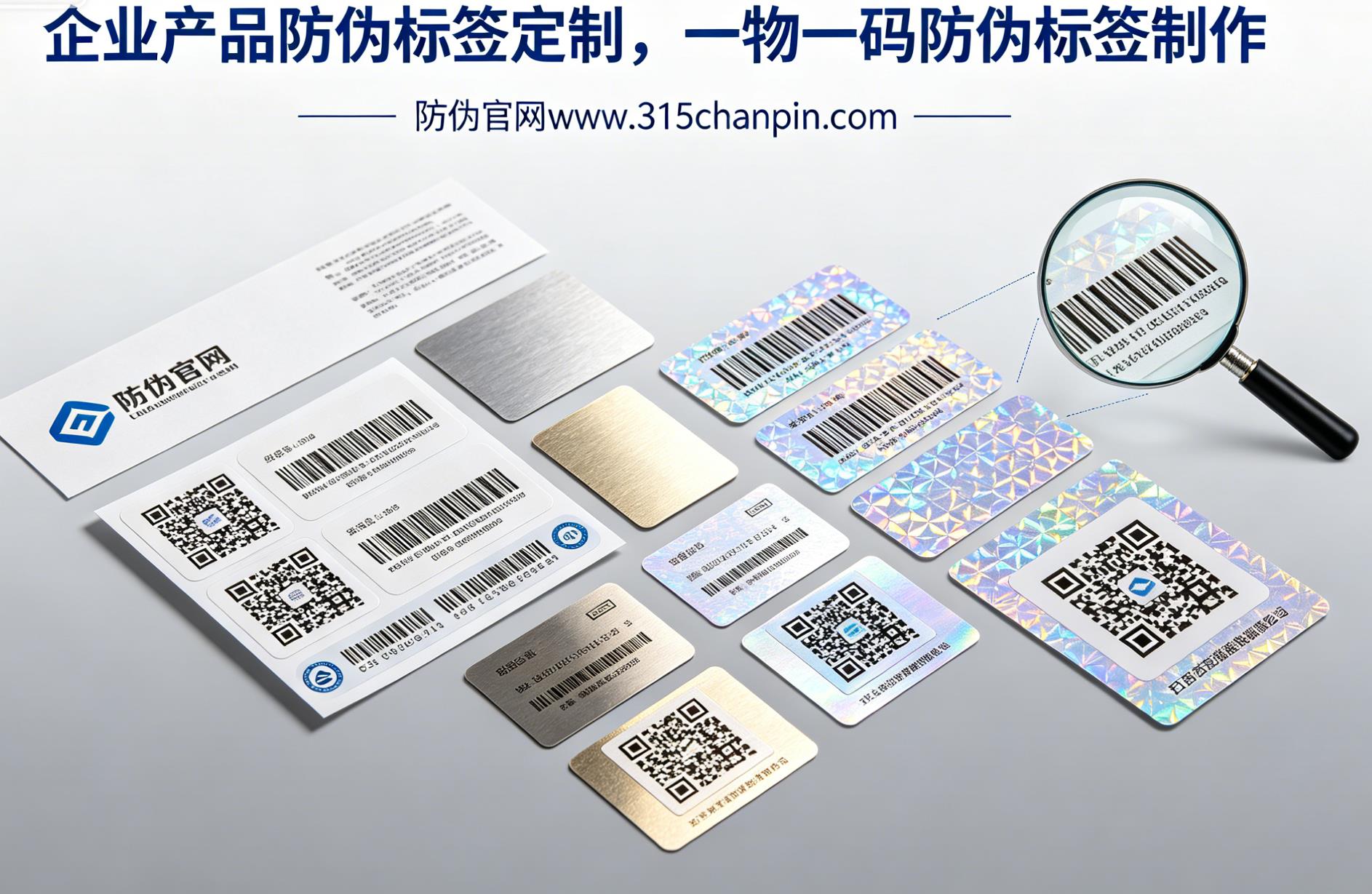 企业产品防伪标签定制，一物一码防伪标签制作