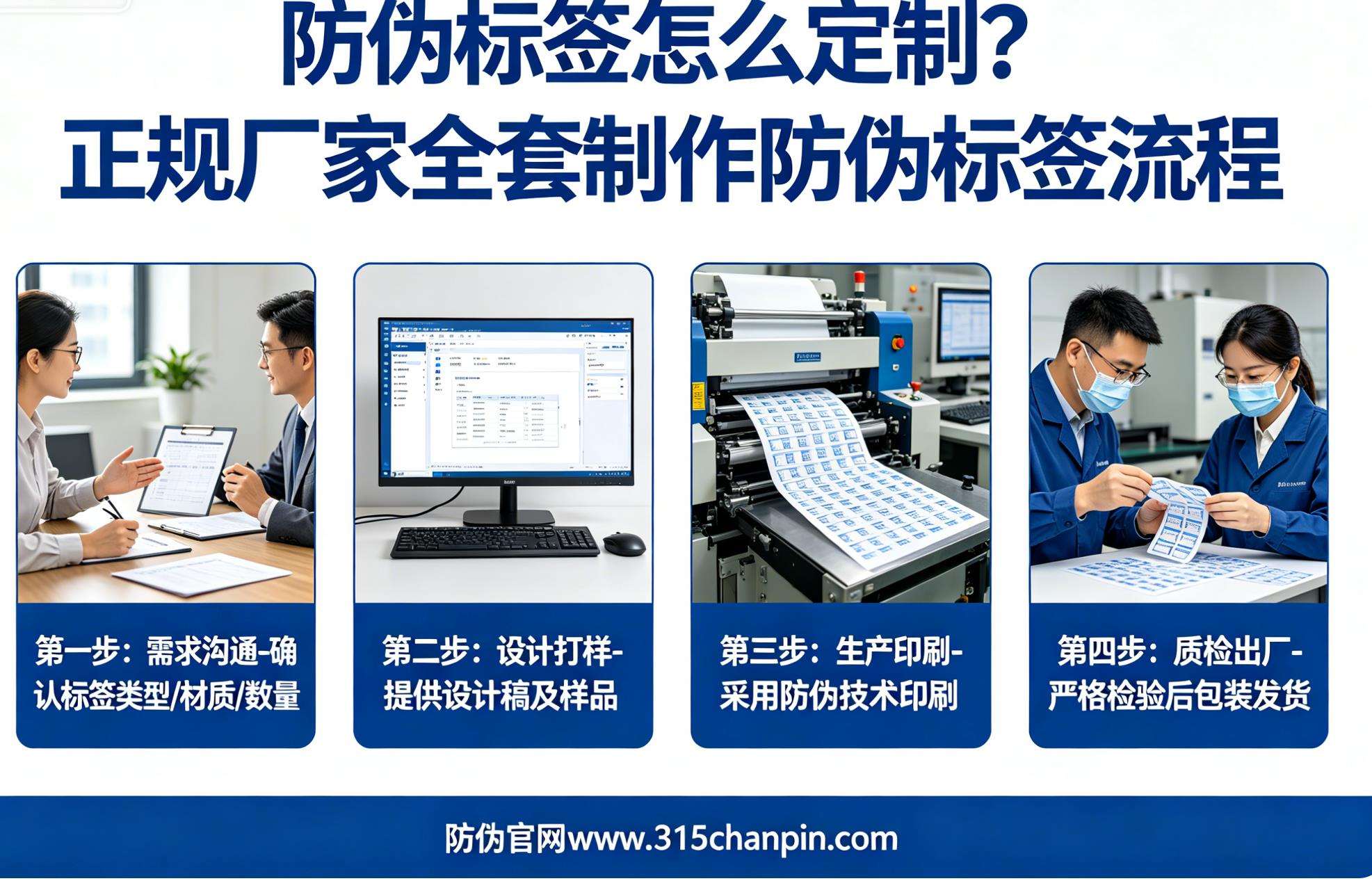 防伪标签怎么定制？正规厂家全套制作防伪标签流程