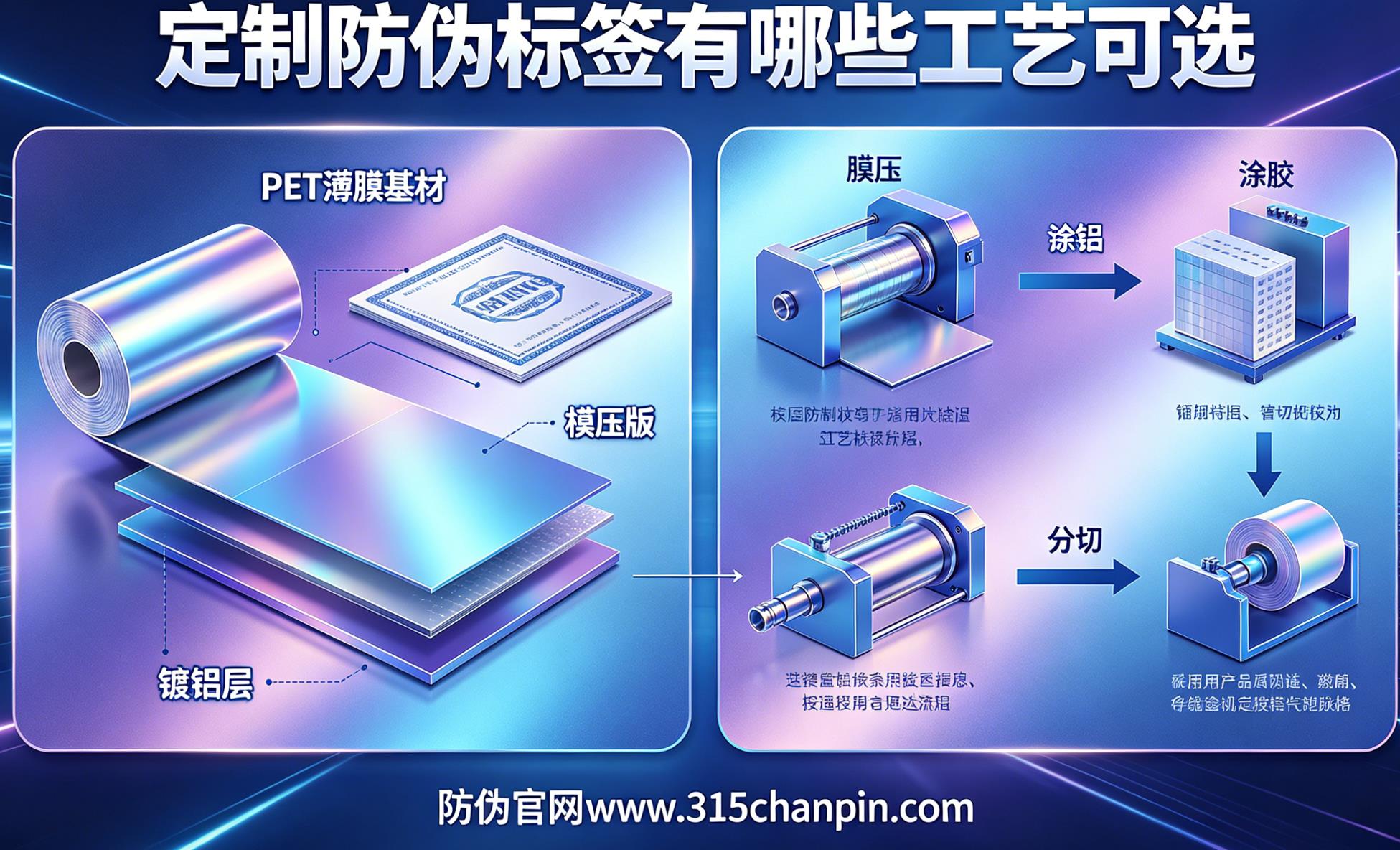 镭射防伪标签怎么制作？定制防伪标签有哪些工艺可选