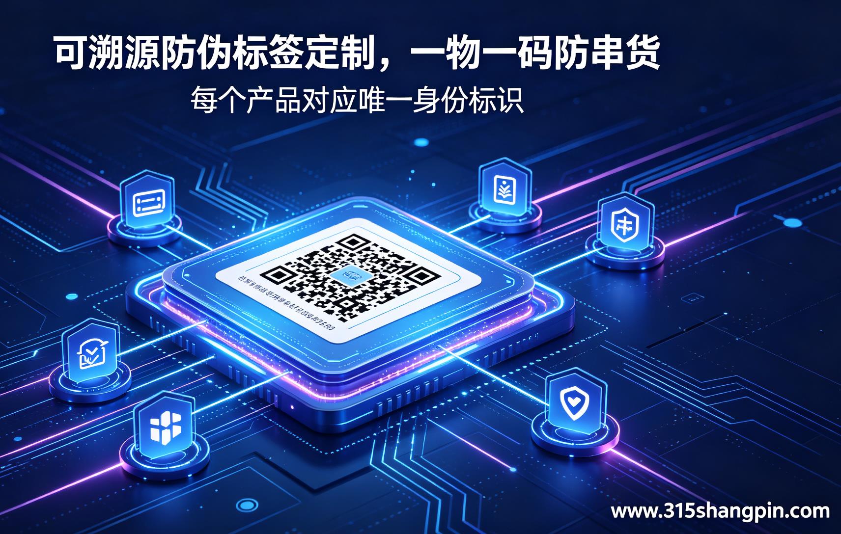 可溯源防伪标签制作，一物一码防串货防伪标签