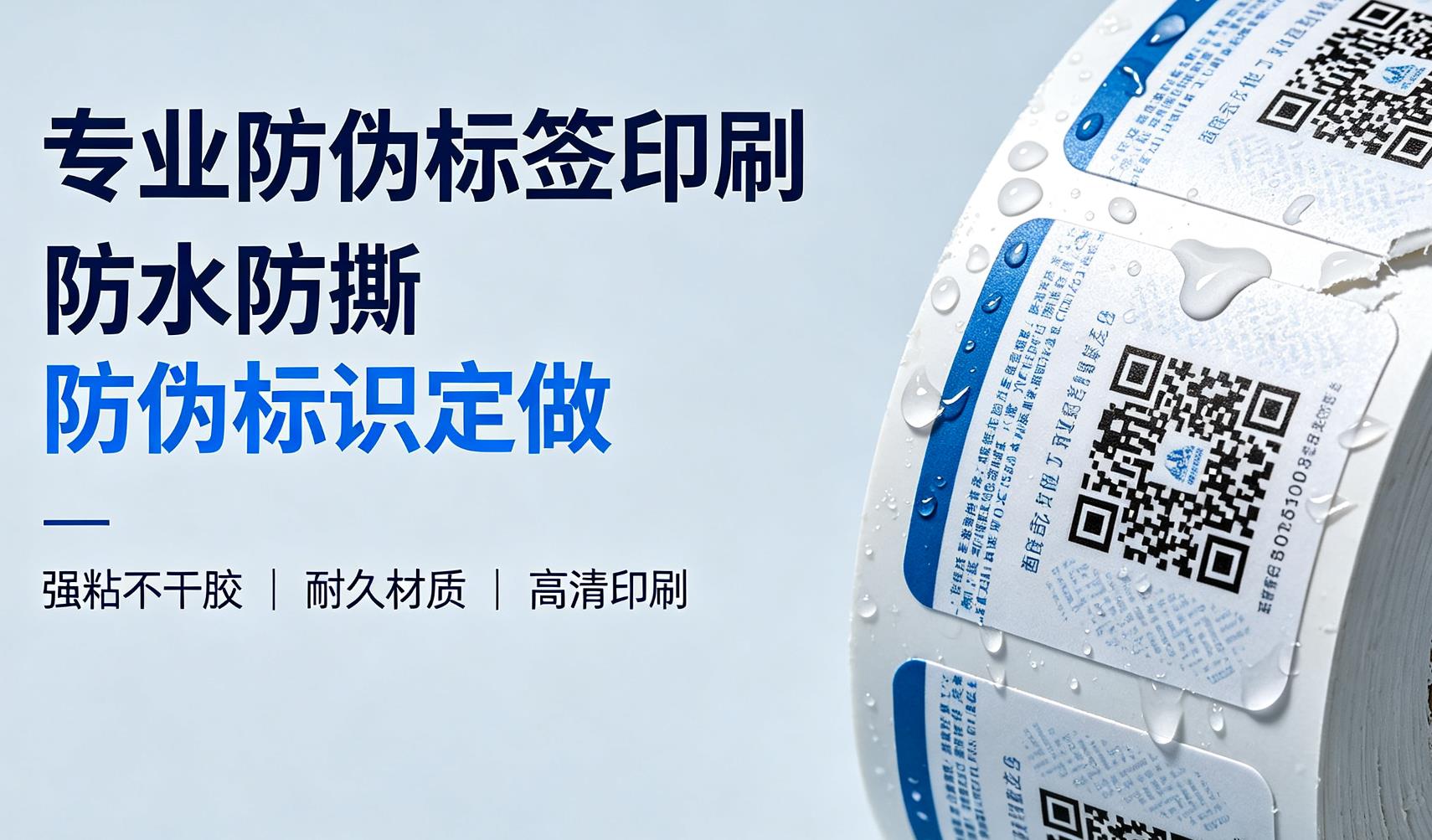 一物一码防伪标签定制，品牌商品专用溯源防伪标制作
