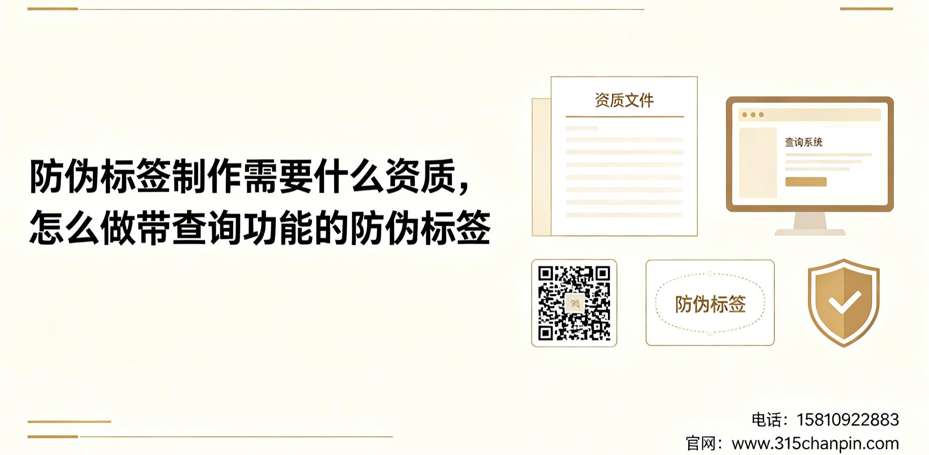 防伪标签制作需要什么资质，怎么做带查询功能的防伪标签？