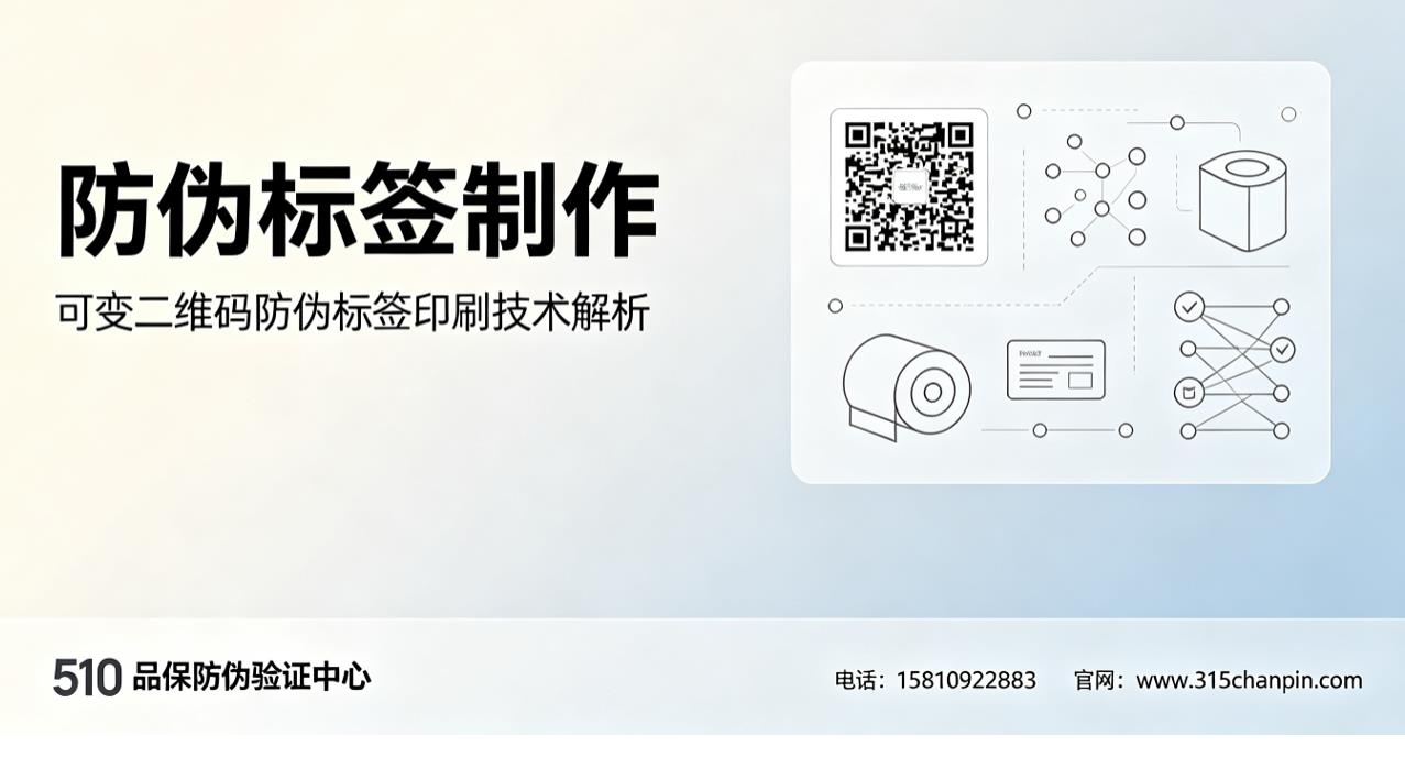 防伪标签制作，可变二维码防伪标签印刷技术解析