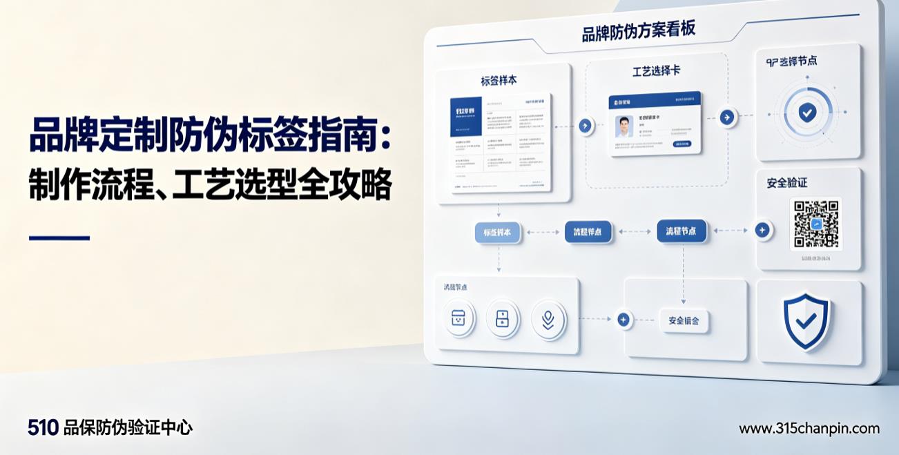 品牌定制防伪标签指南：制作流程、工艺选型全攻略