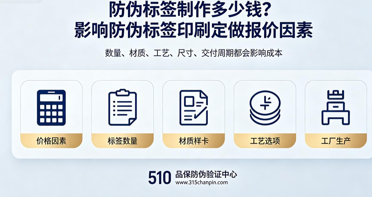 防伪标签制作多少钱？影响防伪标签印刷定做报价因素