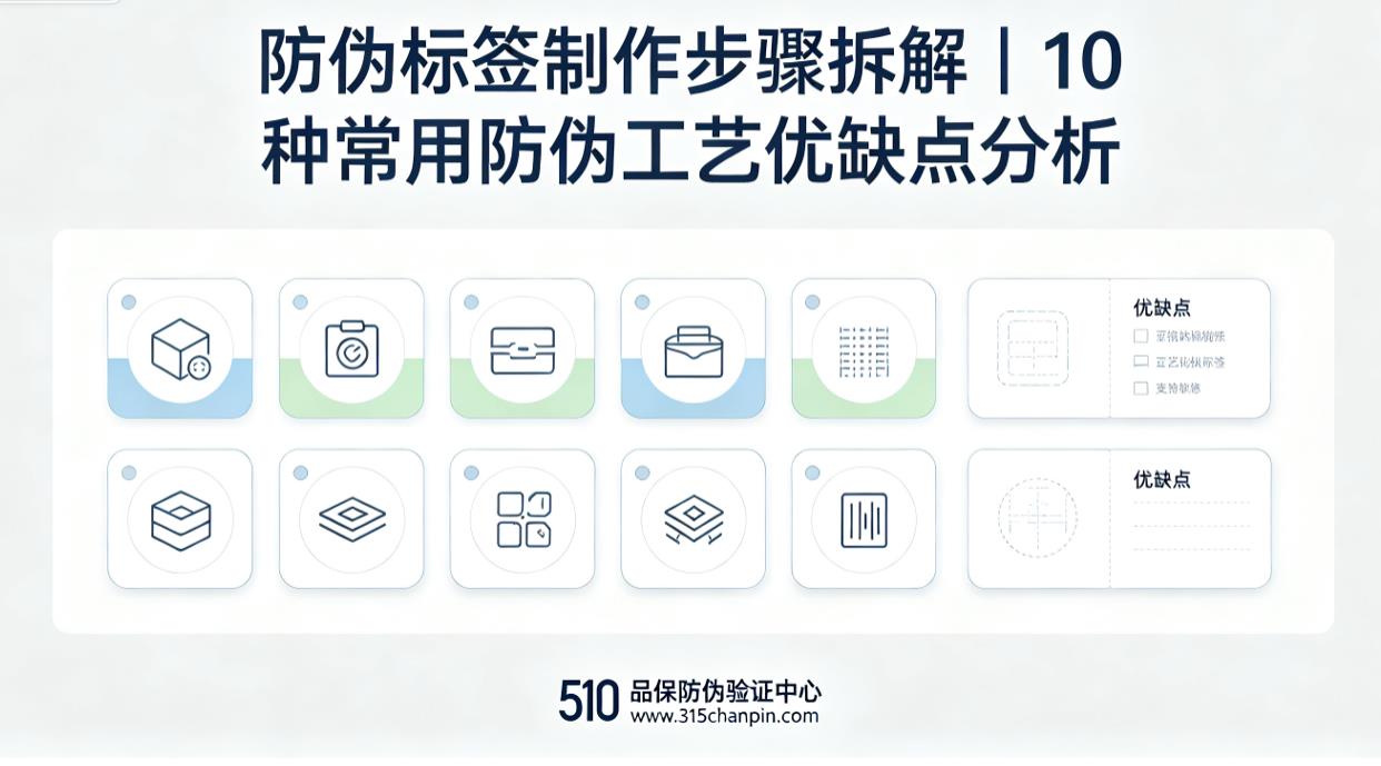 防伪标签制作步骤拆解｜10 种常用防伪工艺优缺点分析