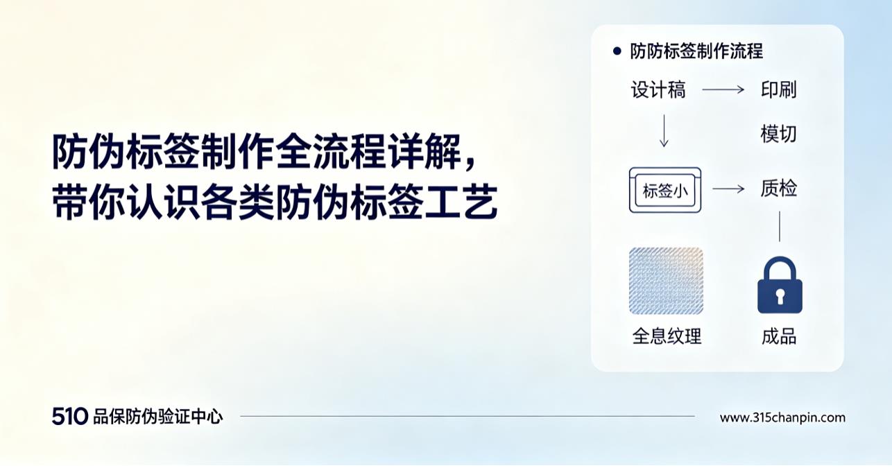 防伪标签制作全流程详解，带你认识各类防伪标签工艺