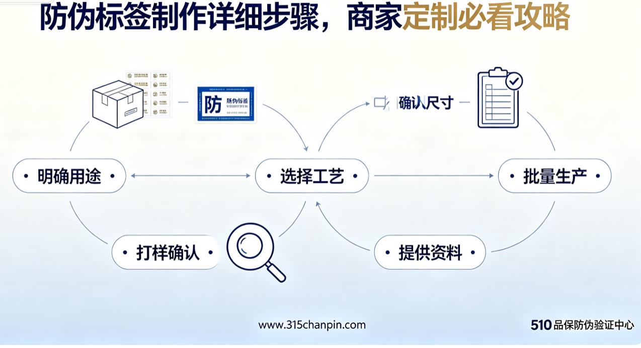 防伪标签制作详细步骤，商家定制必看攻略