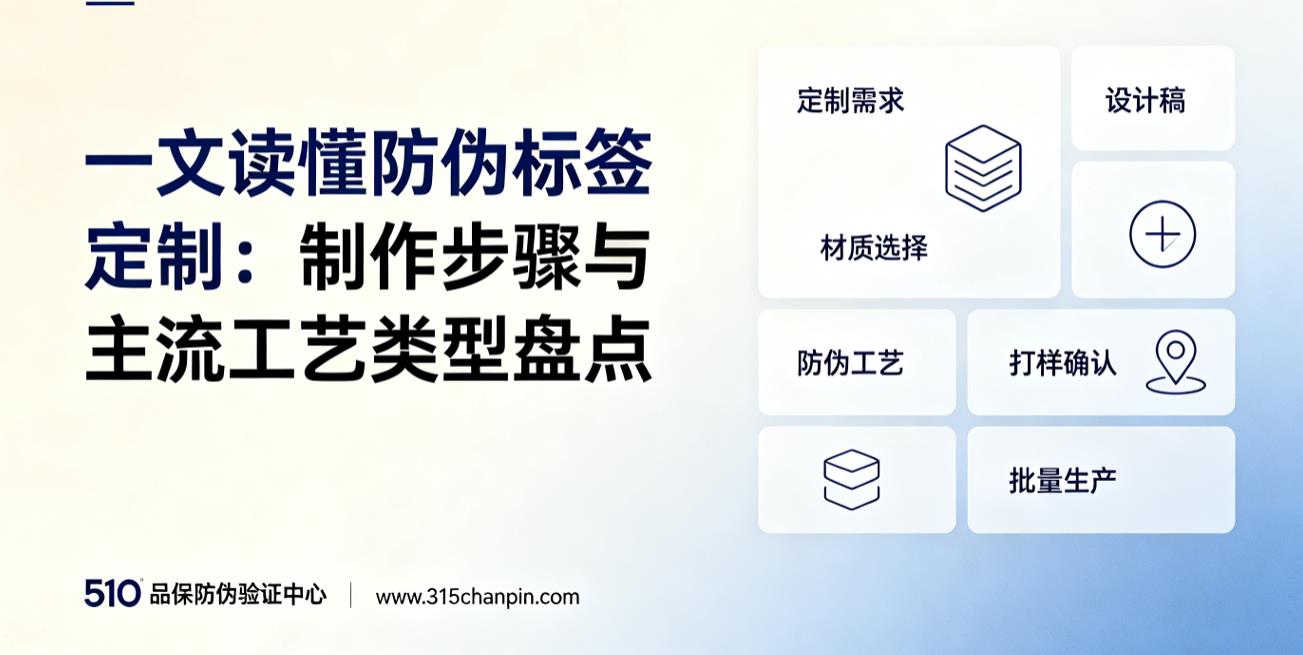 一文读懂防伪标签定制：制作步骤与主流工艺类型盘点