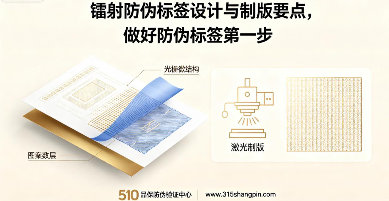 镭射防伪标签设计与制版要点，做好防伪标签第一步