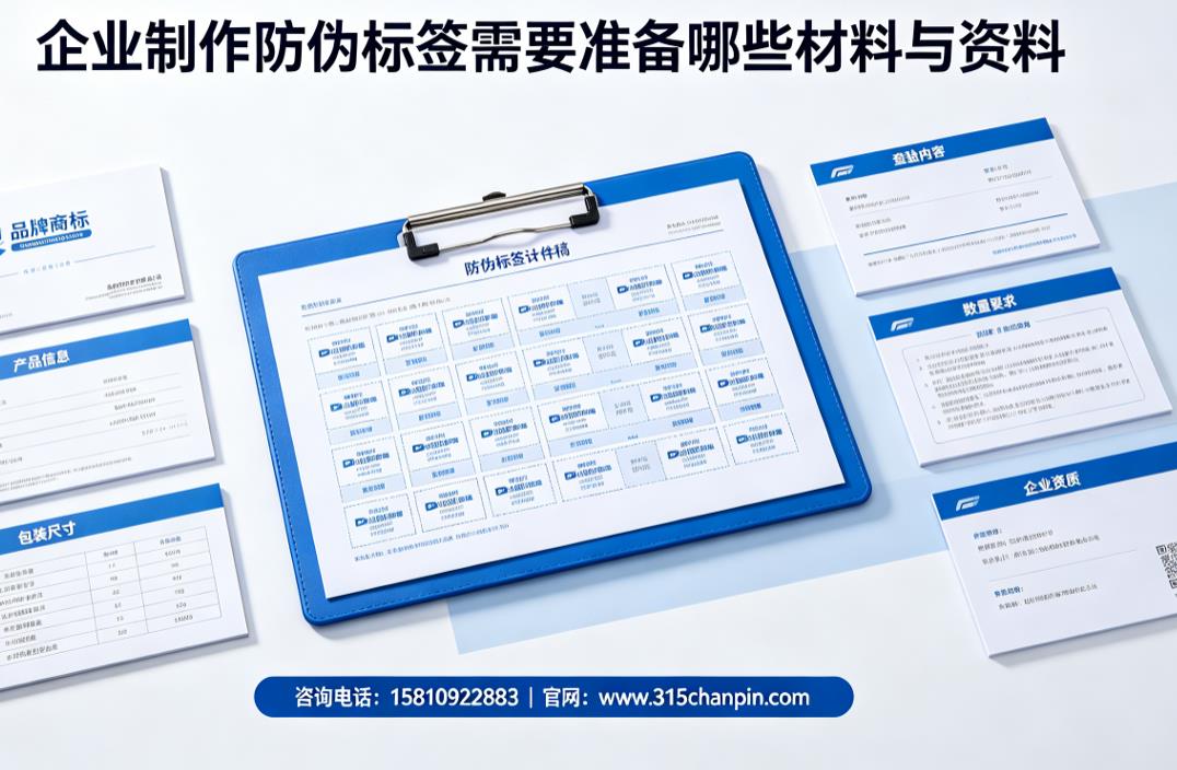 企业制作防伪标签需要准备哪些材料与资料