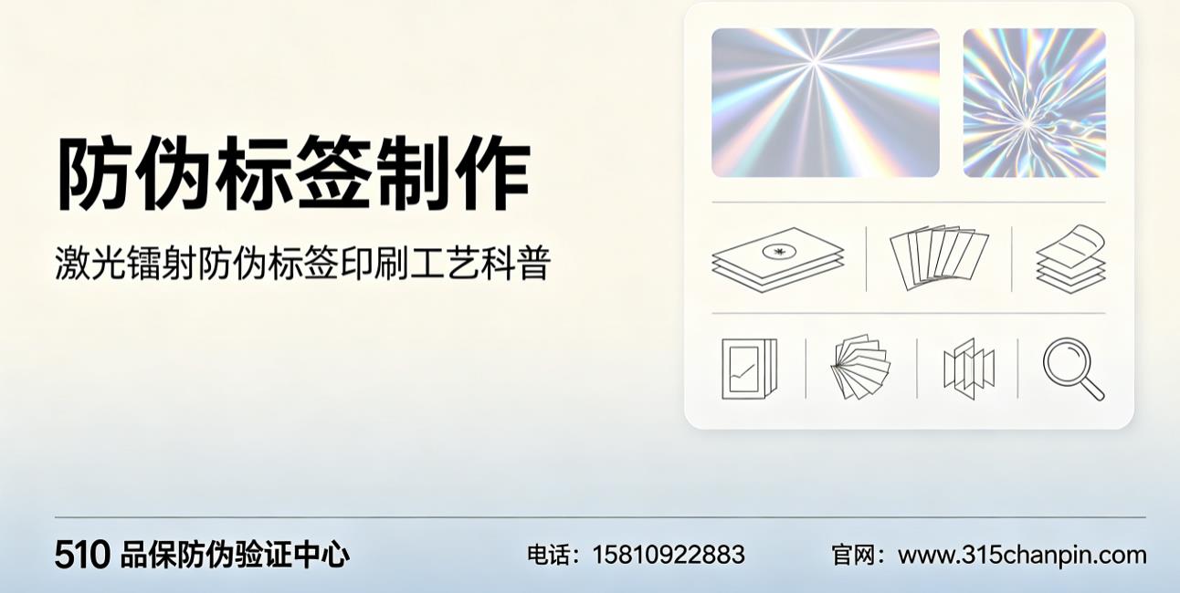防伪标签制作：激光镭射防伪标签印刷工艺科普