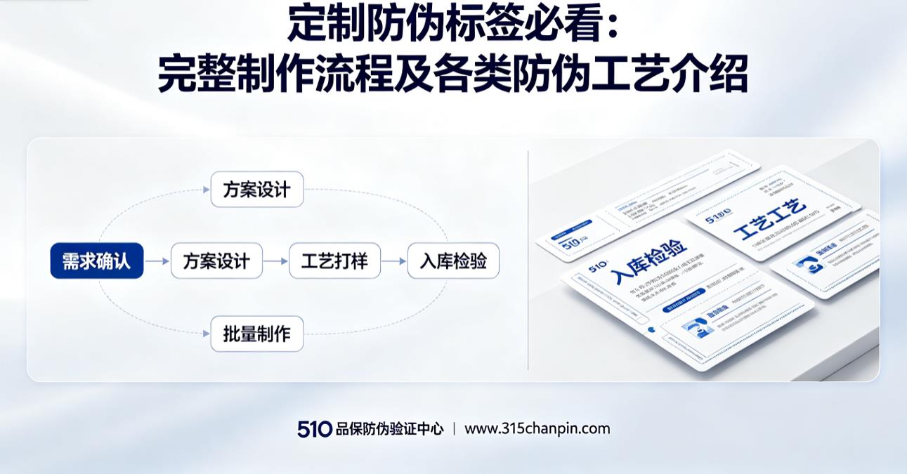 定制防伪标签必看：完整防伪标签制作流程及各类防伪工艺介绍