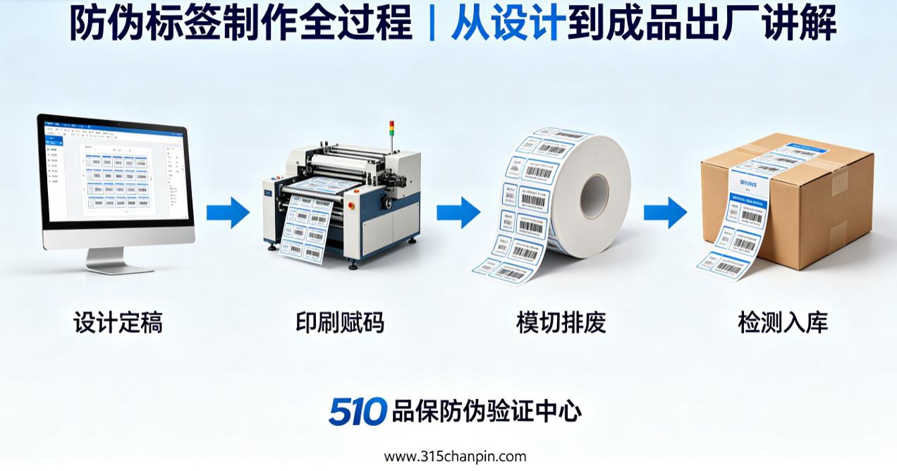 防伪标签制作全过程｜从设计到成品出厂讲解