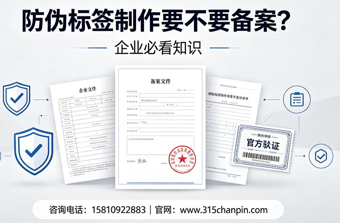 防伪标签制作要不要备案？企业必看知识
