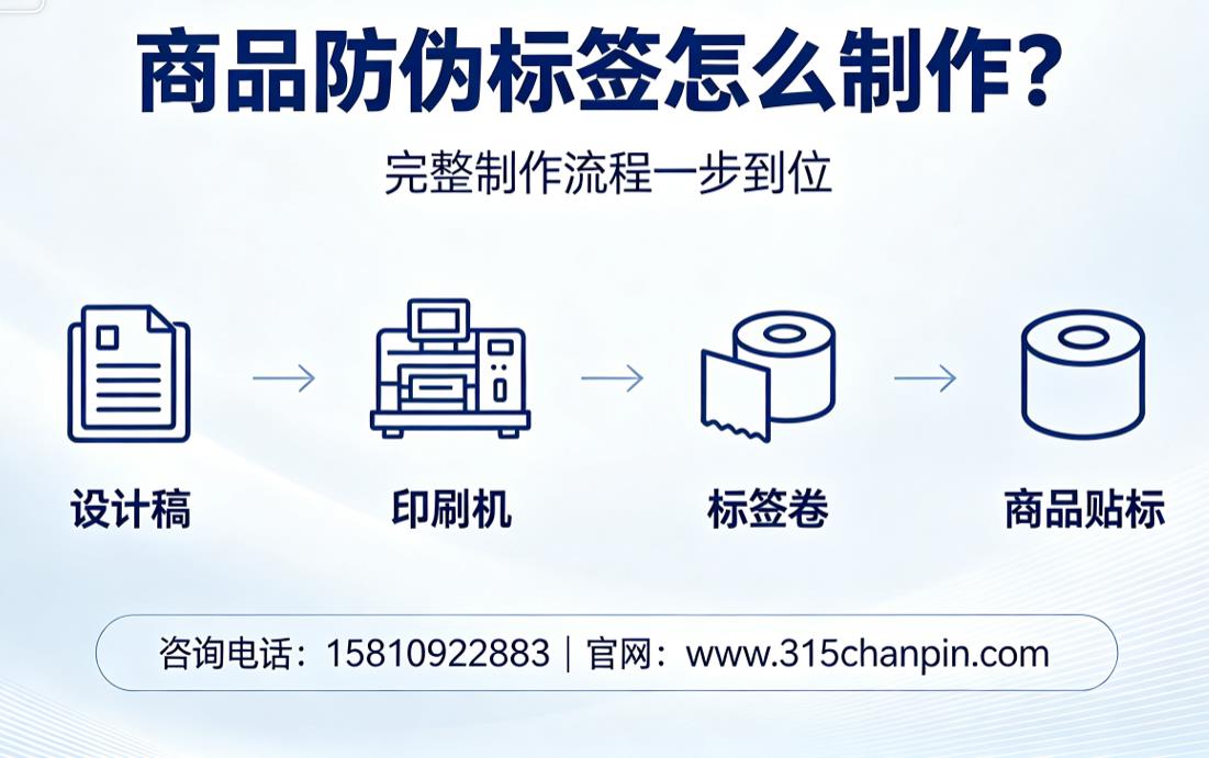 商品防伪标签怎么制作？完整防伪标签制作流程一步到位