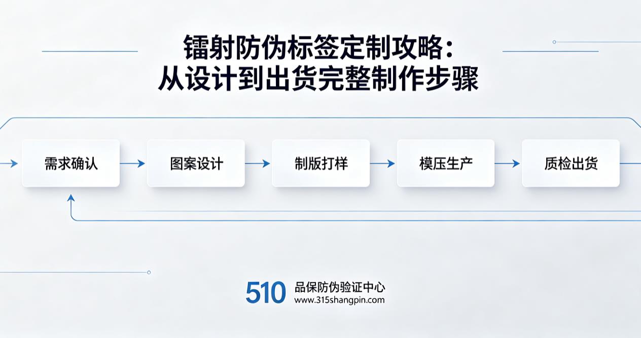 镭射防伪标签定制攻略：从设计到出货完整防伪标签制作步骤