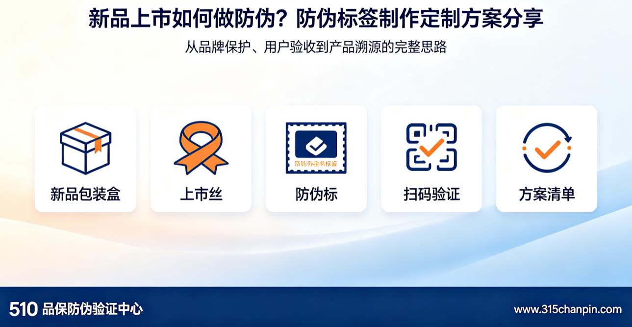 新品上市如何做防伪？防伪标签制作定制方案分享