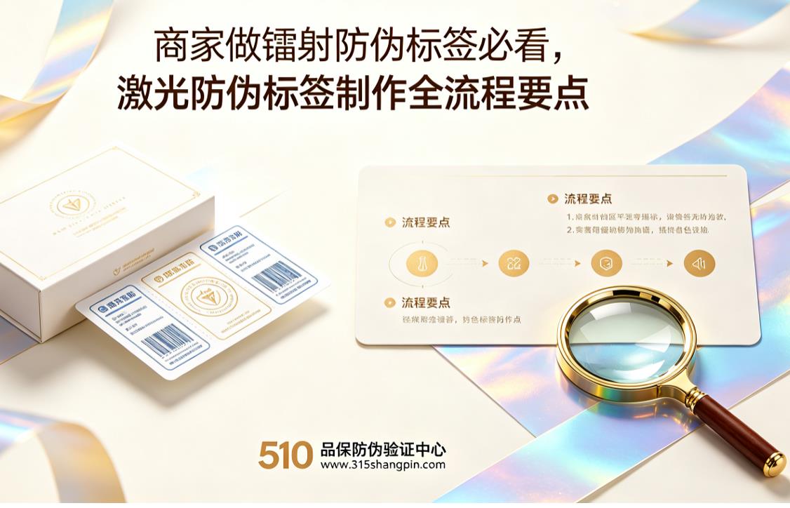 商家做镭射防伪标签必看，激光防伪标签制作全流程要点