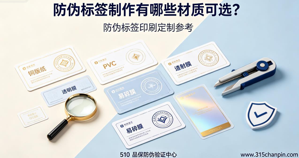防伪标签制作有哪些材质可选？防伪标签印刷定制参考